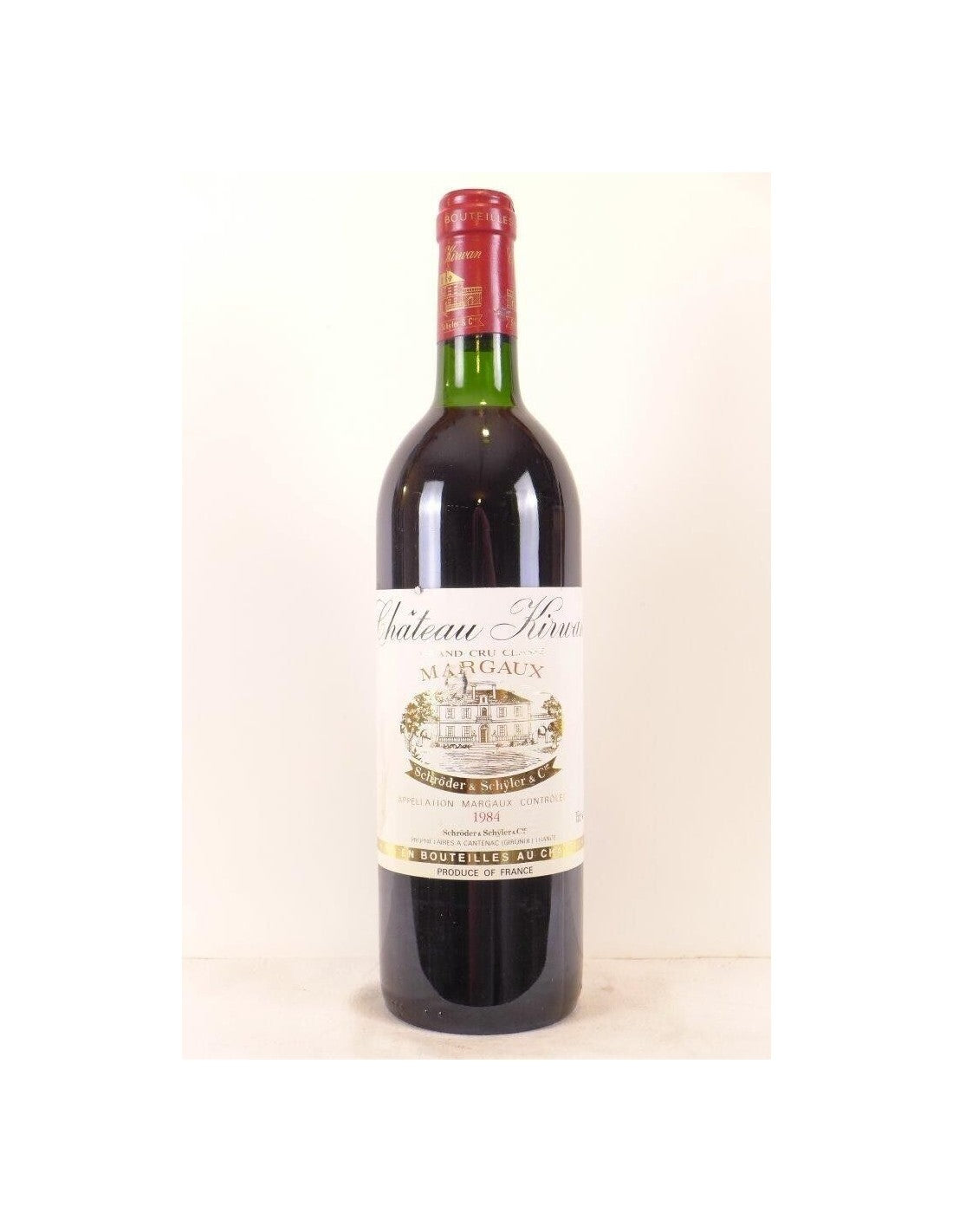 1984 - margaux - château kirwan grand cru classé (accro étiquette) - rouge - bordeaux - Just Wines 