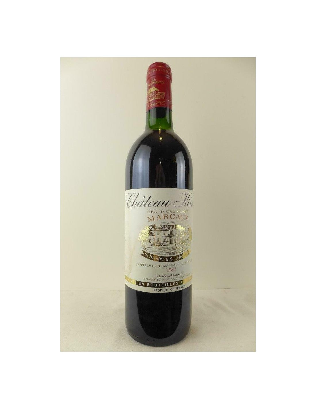 1984 - margaux - château kirwan grand cru classé (b1) - Rouge - bordeaux - Just Wines 