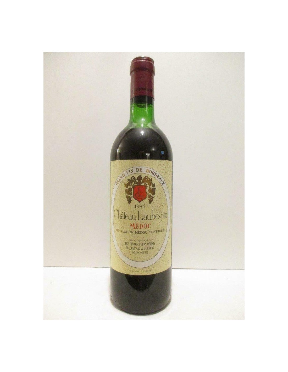 1984 - médoc - château laubespin - rouge - bordeaux - Just Wines 