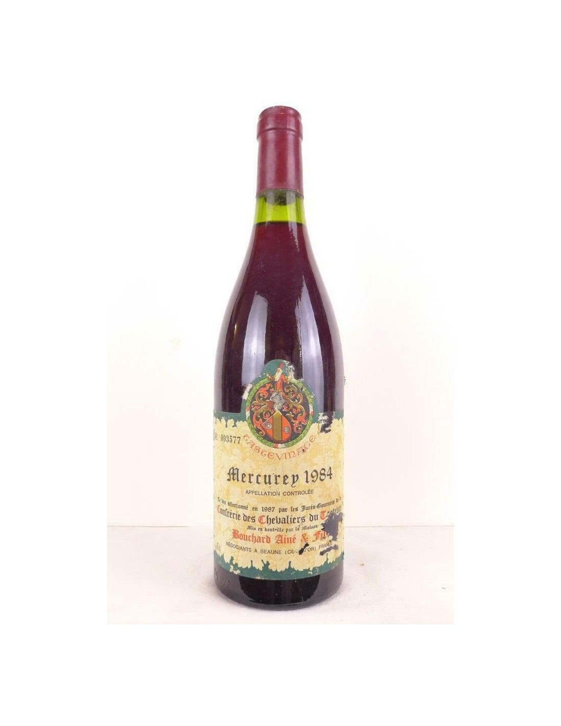 1984 - mercurey - bouchard aîné et fils tastevinage (étiquette abîmée) - rouge - bourgogne - Just Wines 