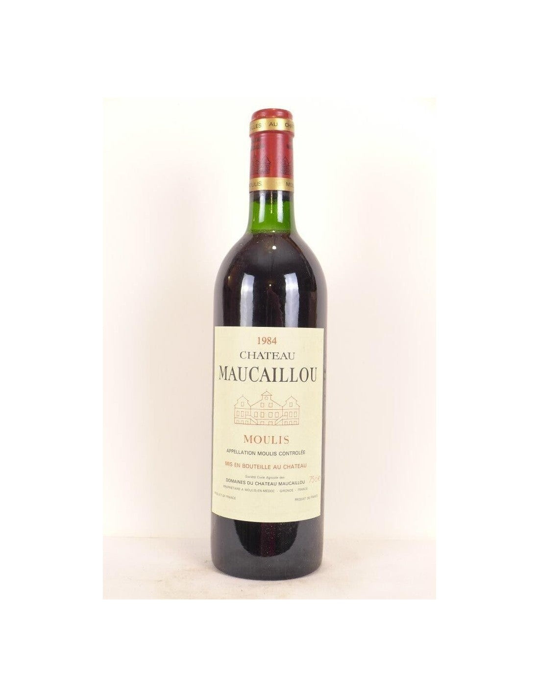 1984 - moulis - château maucaillou - rouge - bordeaux - Just Wines 