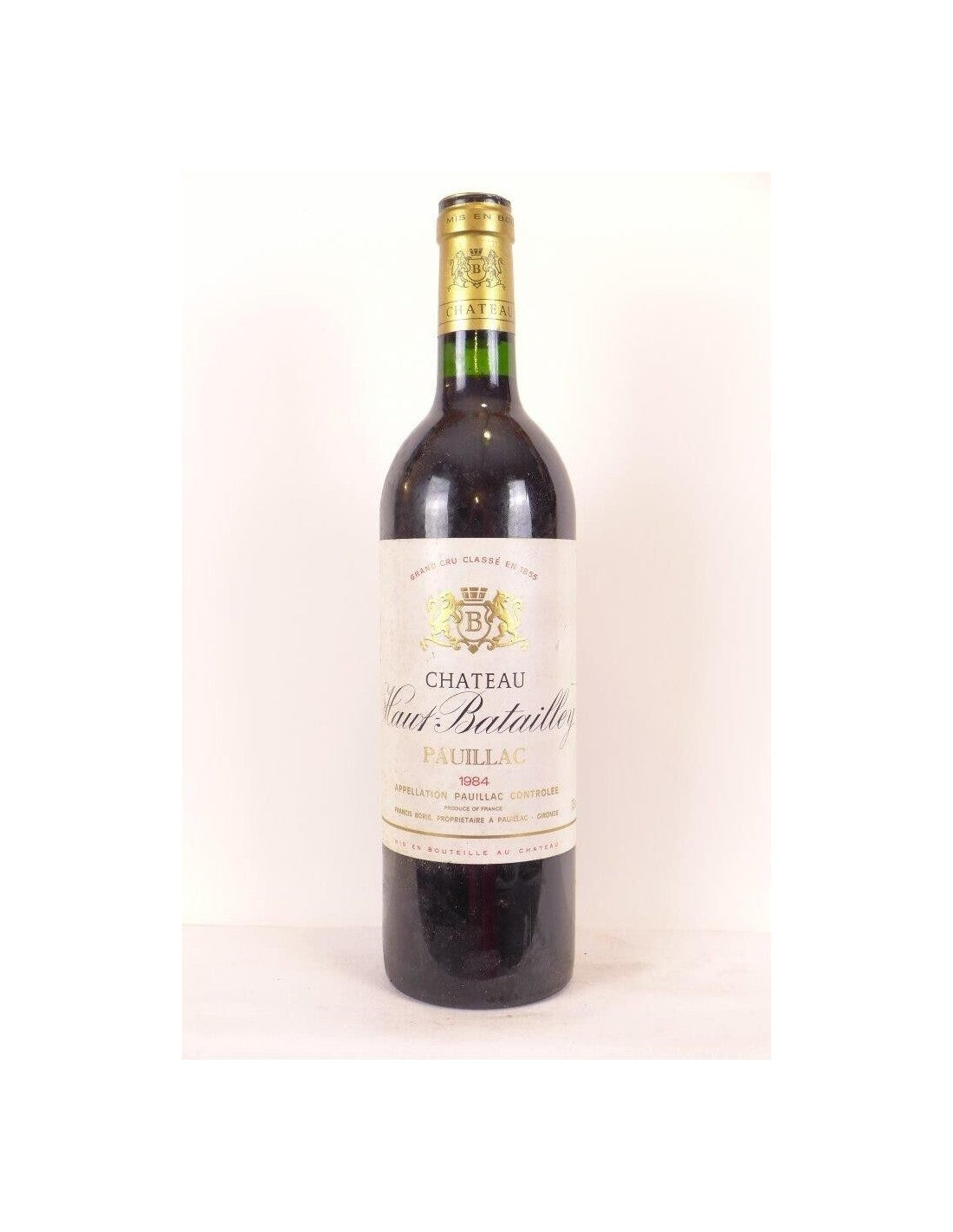 1984 - pauillac - château haut-batailley grand cru classé - rouge - bordeaux - Just Wines 