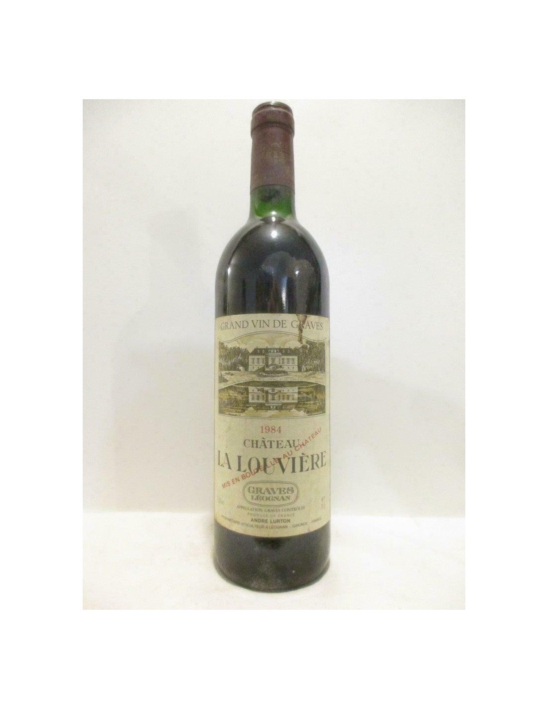 1984 - pessac-léognan - château la louvière - rouge - bordeaux - Just Wines 