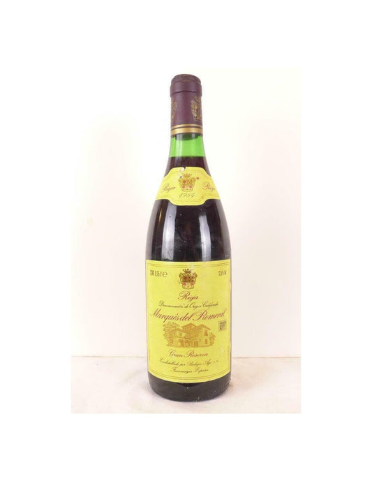 1984 - rioja gran reserva - marques de romeral - rouge - Espagne - Just Wines 