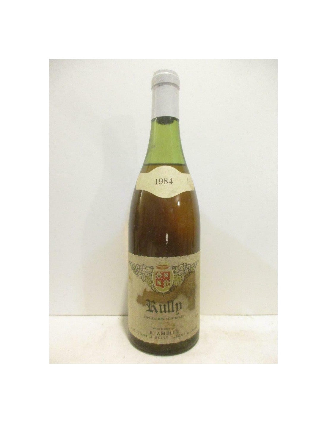 1984 - rully - amelin - blanc - bourgogne - Just Wines 