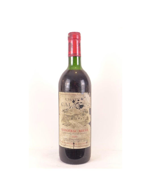 1985 - bergerac - château calabre (étiquette abîmée) - rouge - sud-ouest - Just Wines 