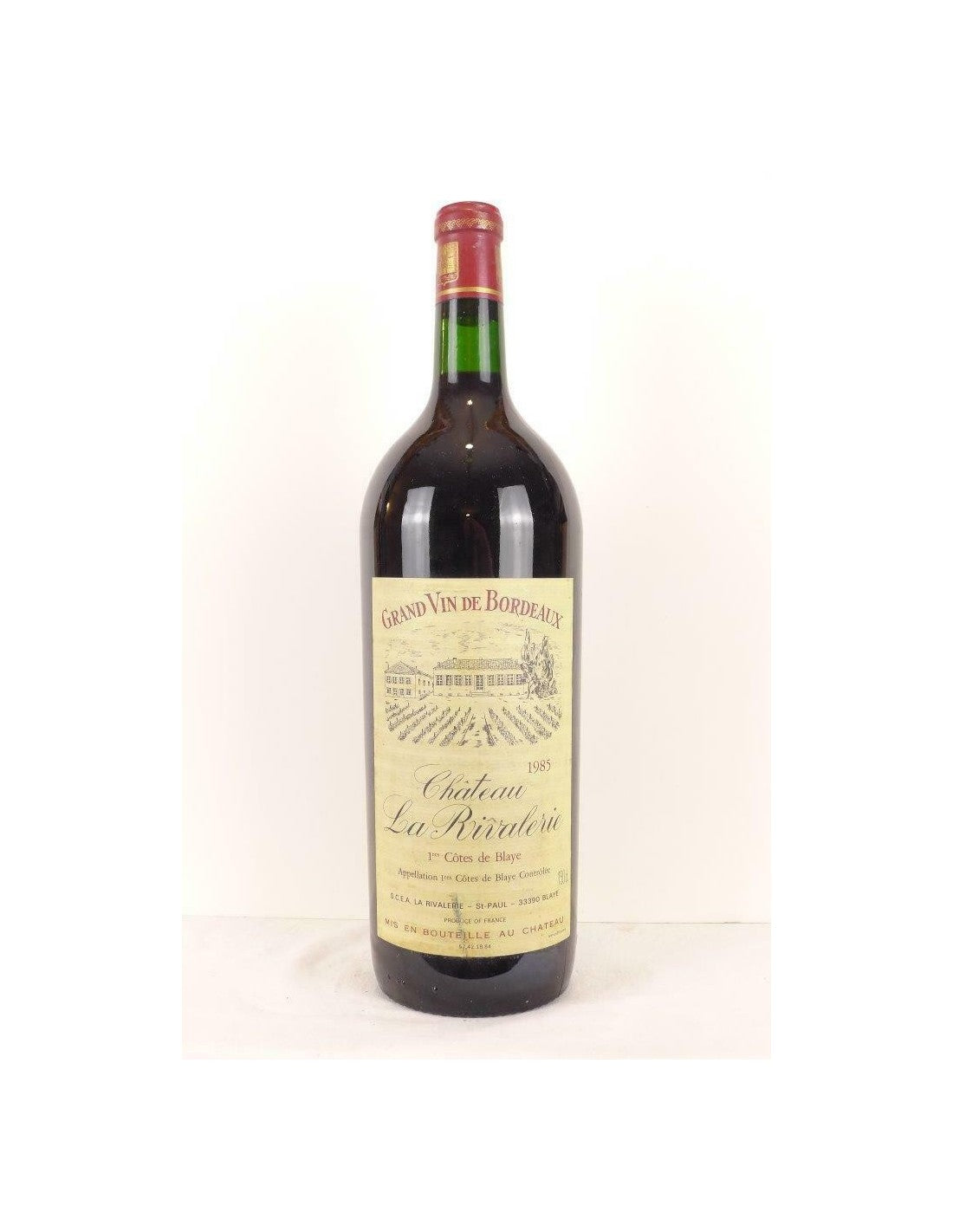 1985 - blaye - château la rivalerie magnum 150 cl - rouge - bordeaux - Just Wines 