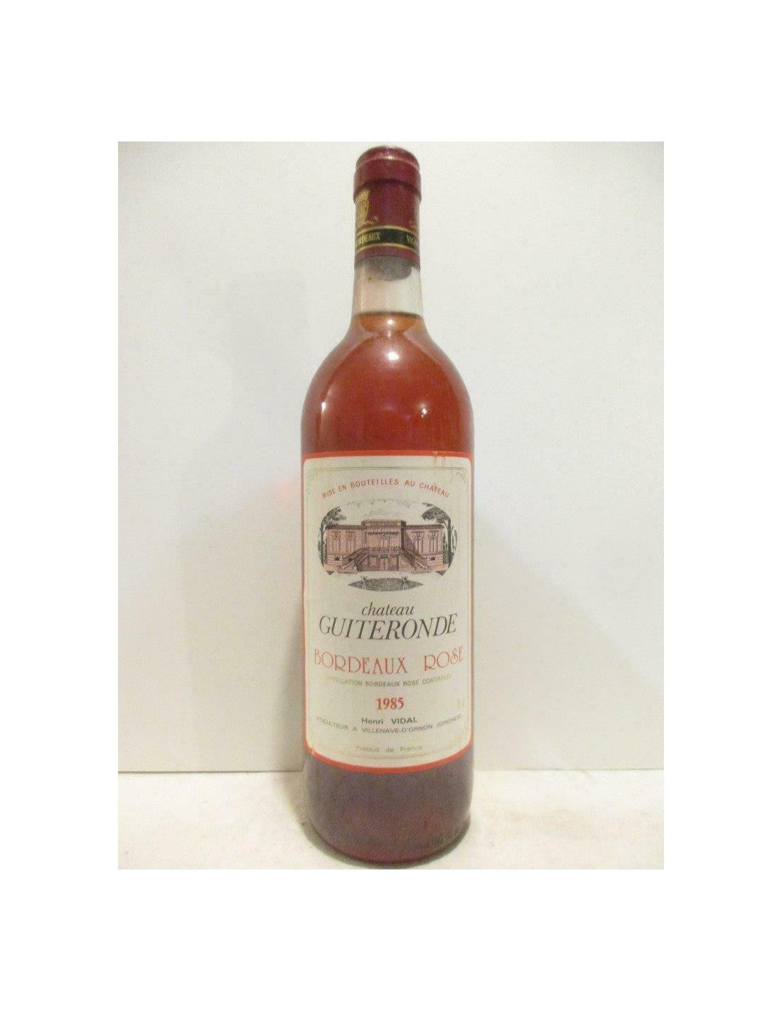 1985 - bordeaux - château guiteronde - rosé - bordeaux - Just Wines 