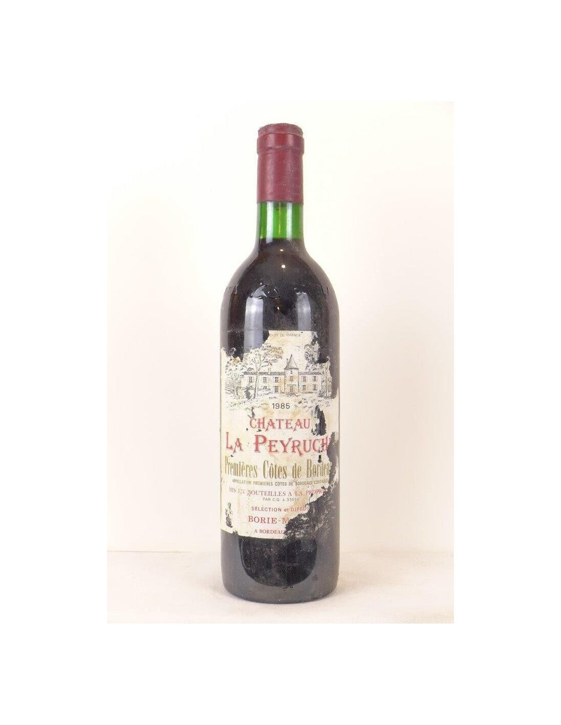 1985 - bordeaux - château la peyruche (étiquette abîmée) - rouge - bordeaux - Just Wines 