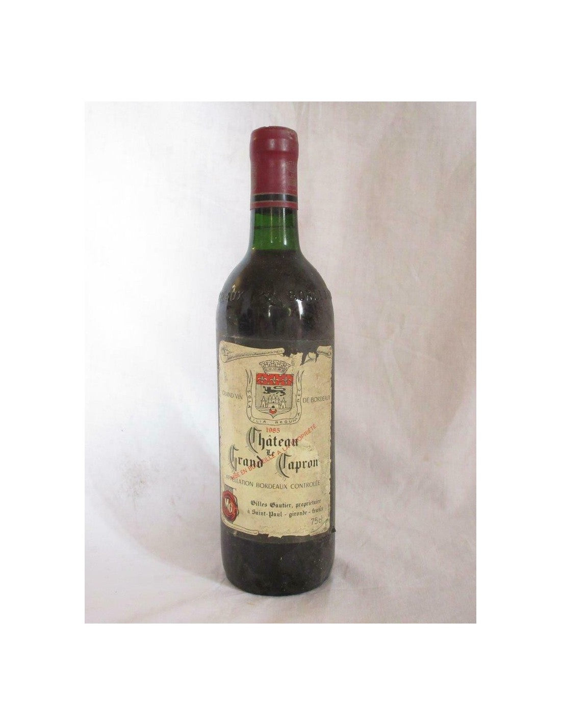 1985 - bordeaux - château le grand capron - rouge - bordeaux - Just Wines 