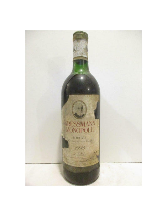 1985 - bordeaux - kressmann monopole - rouge - bordeaux - Just Wines 