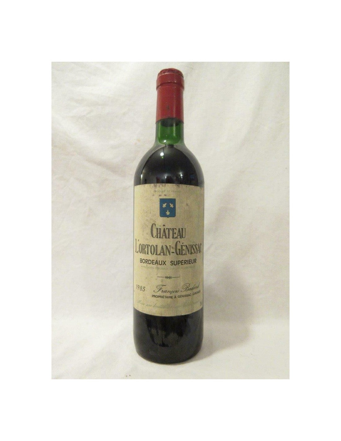 1985 - bordeaux supérieur - château l'ortolan-génissac - rouge - bordeaux france - Just Wines 