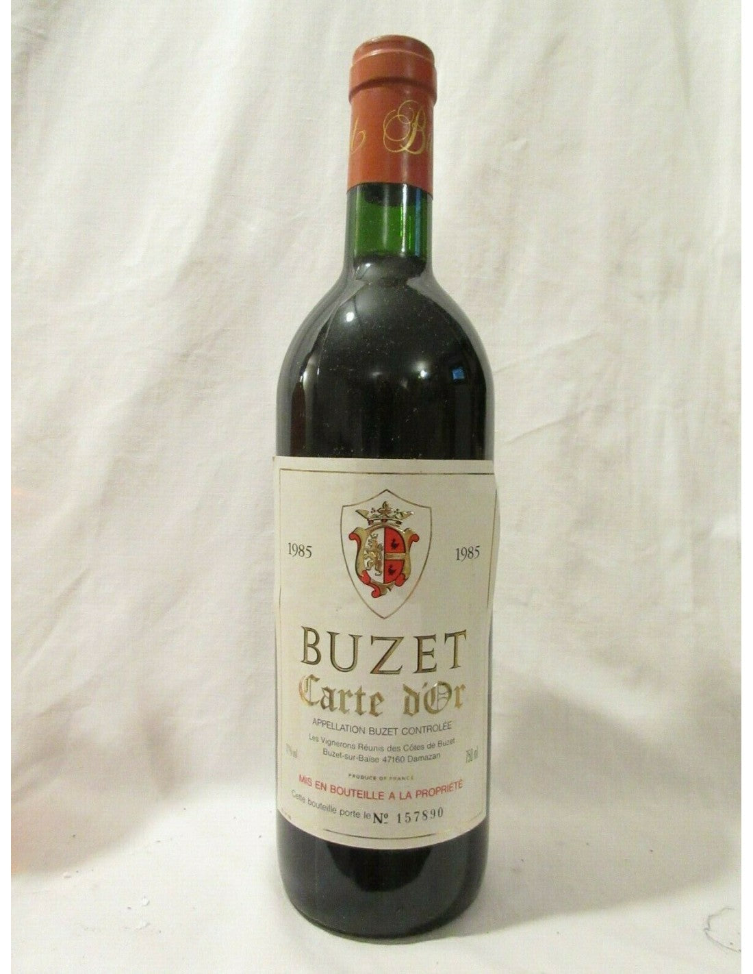 1985 - buzet - carte d'or - rouge - sud-ouest - Just Wines 