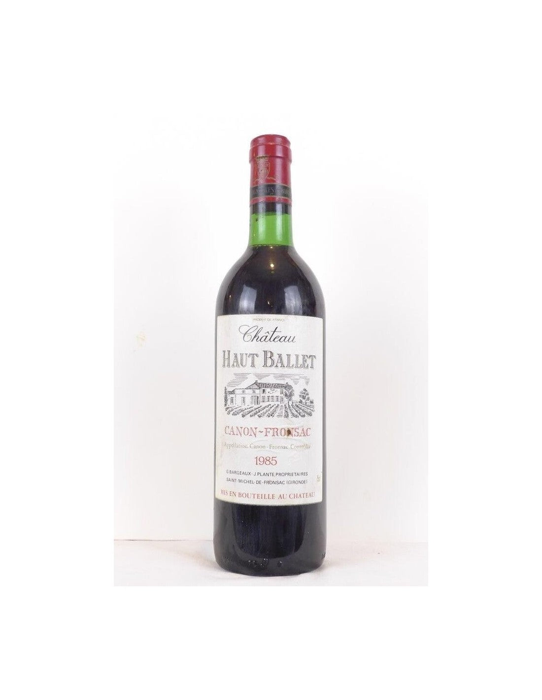 1985 - canon-fronsac - château haut ballet - rouge - bordeaux - Just Wines 