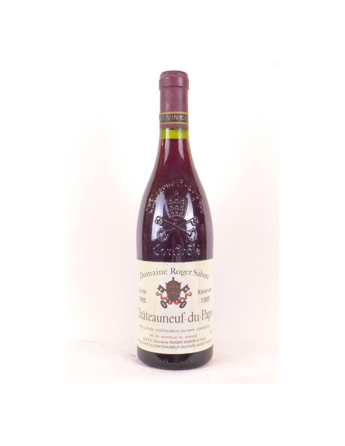 1985 - châteauneuf du pape - roger sabon cuvée réservée - rouge - rhône - Just Wines 