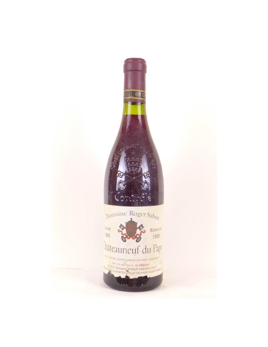 1985 - châteauneuf du pape - roger sabon cuvée réservée (usure étiquette) - rouge - rhône - Just Wines 