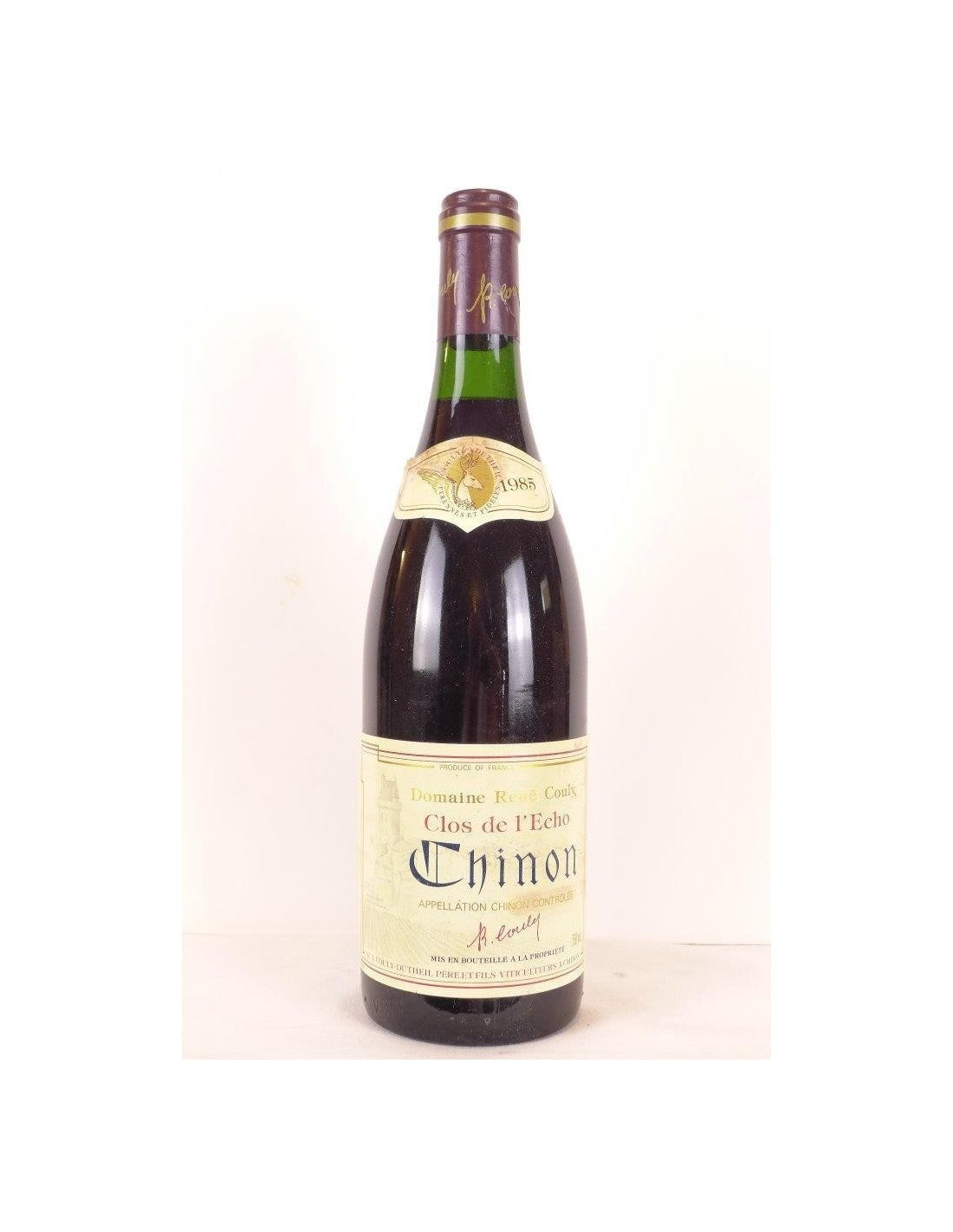 1985 - chinon - couly-dutheil clos de l'écho (colerette tâchée) - rouge - loire - touraine - Just Wines 