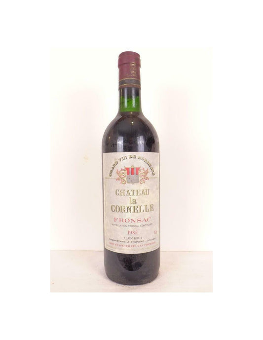 1985 - fronsac - château la cornelle - rouge - bordeaux - Just Wines 