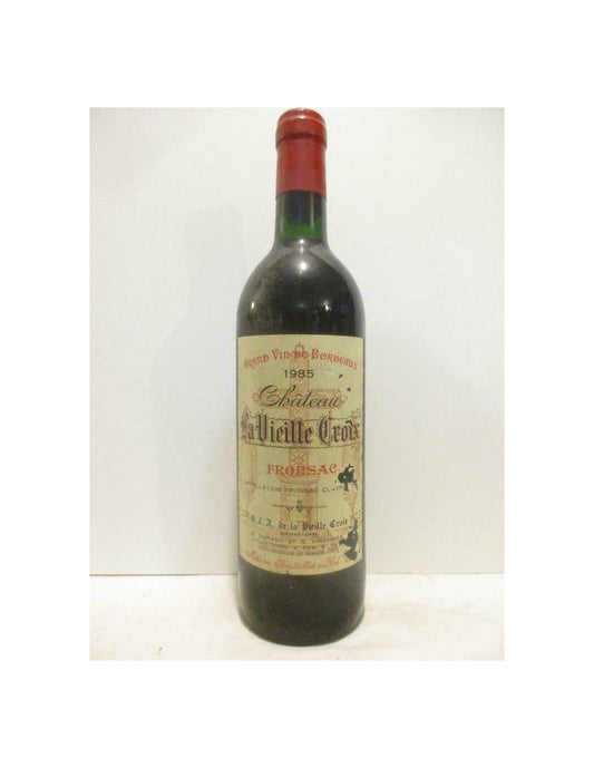 1985 - fronsac - château la vieille croix (étiquette abîmée) - rouge - bordeaux - Just Wines 