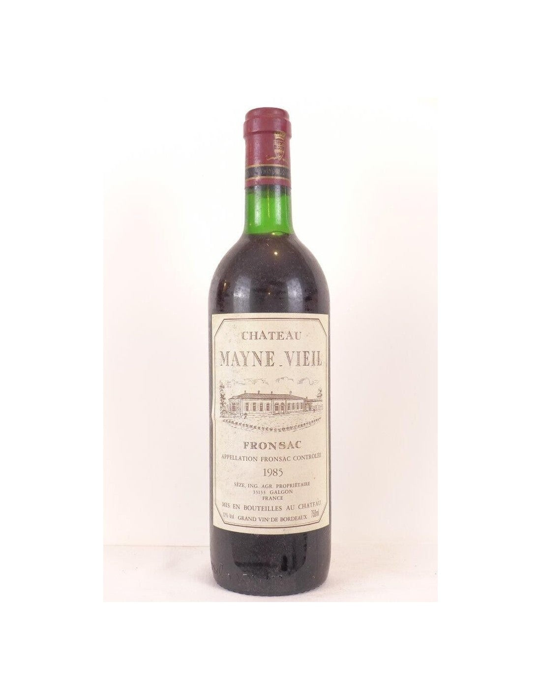 1985 - fronsac - château mayne-vieil - rouge - bordeaux - Just Wines 