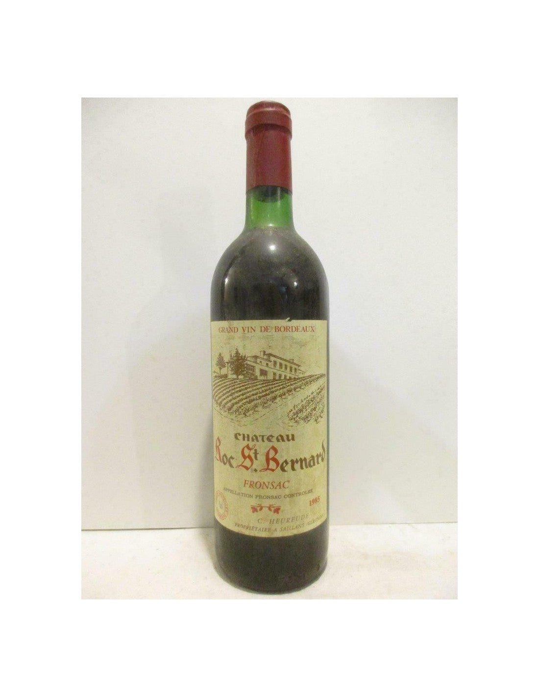 1985 - fronsac - château roc saint-bernard - rouge - bordeaux - Just Wines 