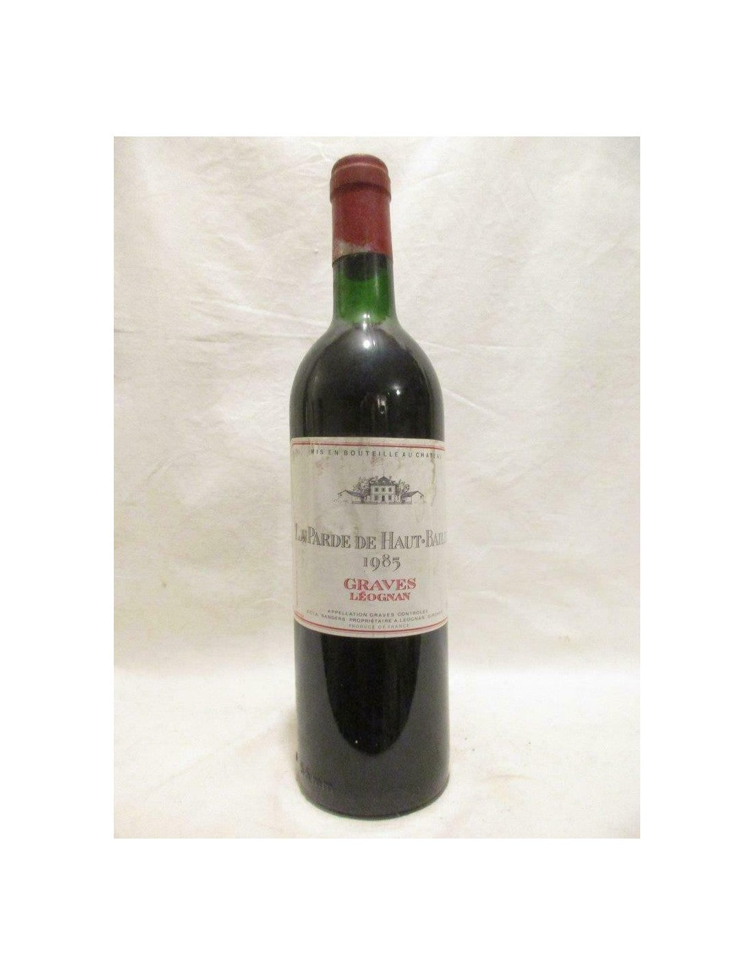 1985 - graves - la parde de haut-bailly - rouge - bordeaux - Just Wines 