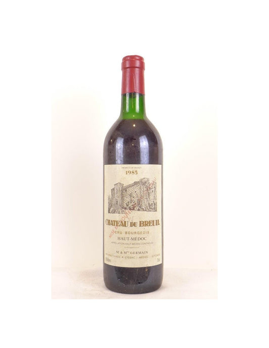 1985 - haut-médoc - château du breuil cru bourgeois - rouge - bordeaux - Just Wines 