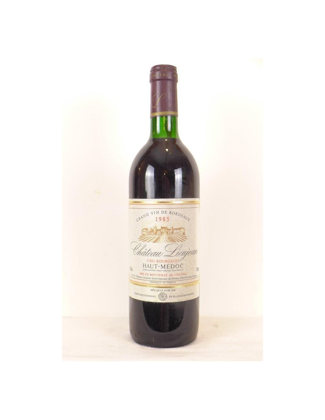 1985 - haut-médoc - château lieujean cru bourgeois - rouge - bordeaux - Just Wines 