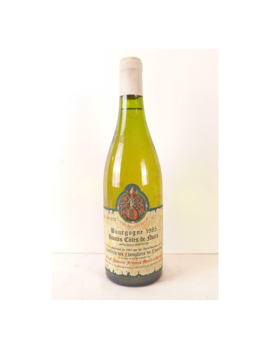 1985 - hautes côtes de nuits - domaine fribourg tastevinage - blanc - bourgogne - Just Wines 