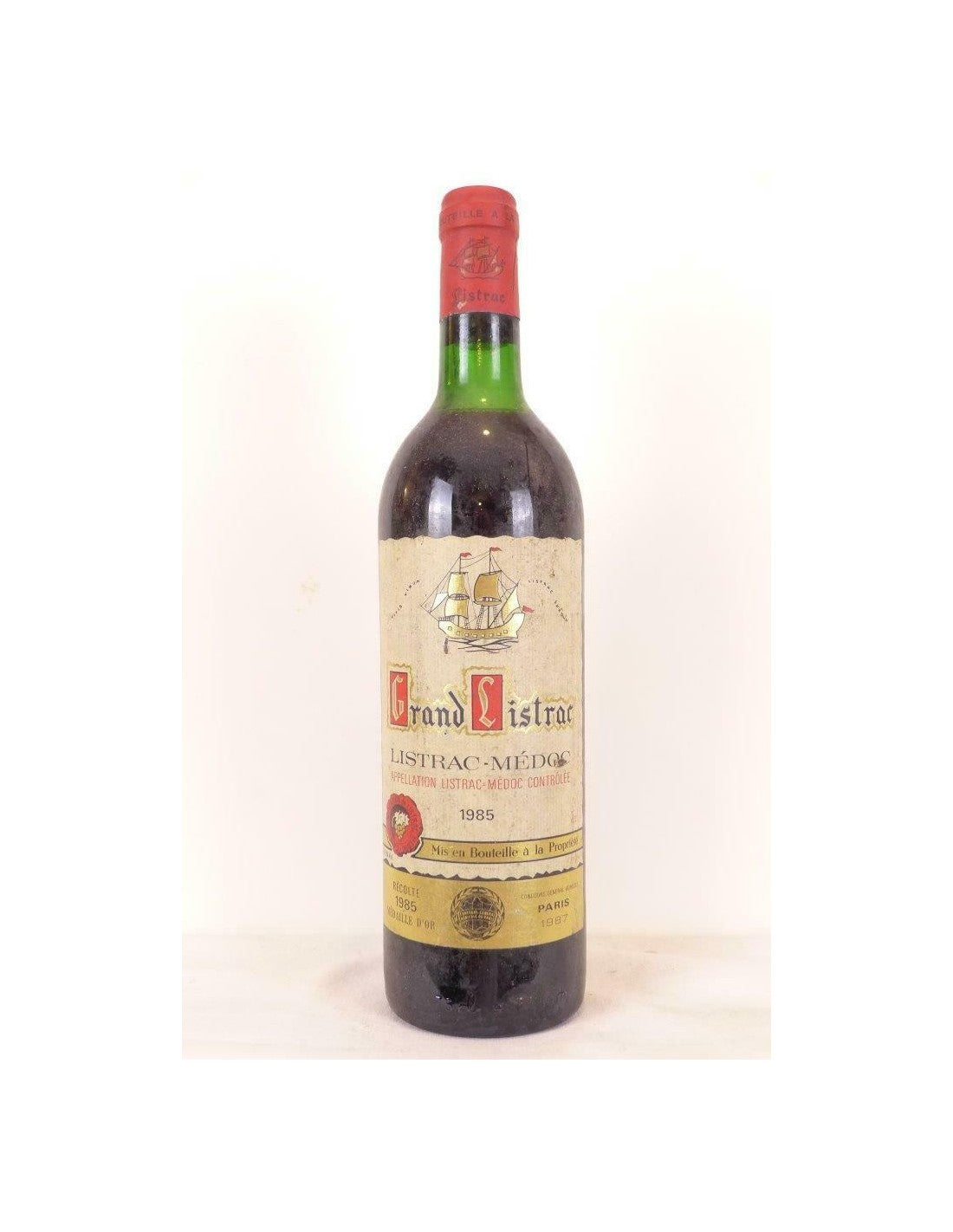 1985 - listrac - grand listrac - rouge - bordeaux - Just Wines 