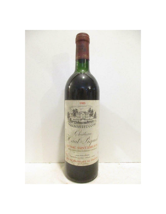 1985 - lussac saint-émilion - château haut-piquat - rouge - bordeaux - Just Wines 