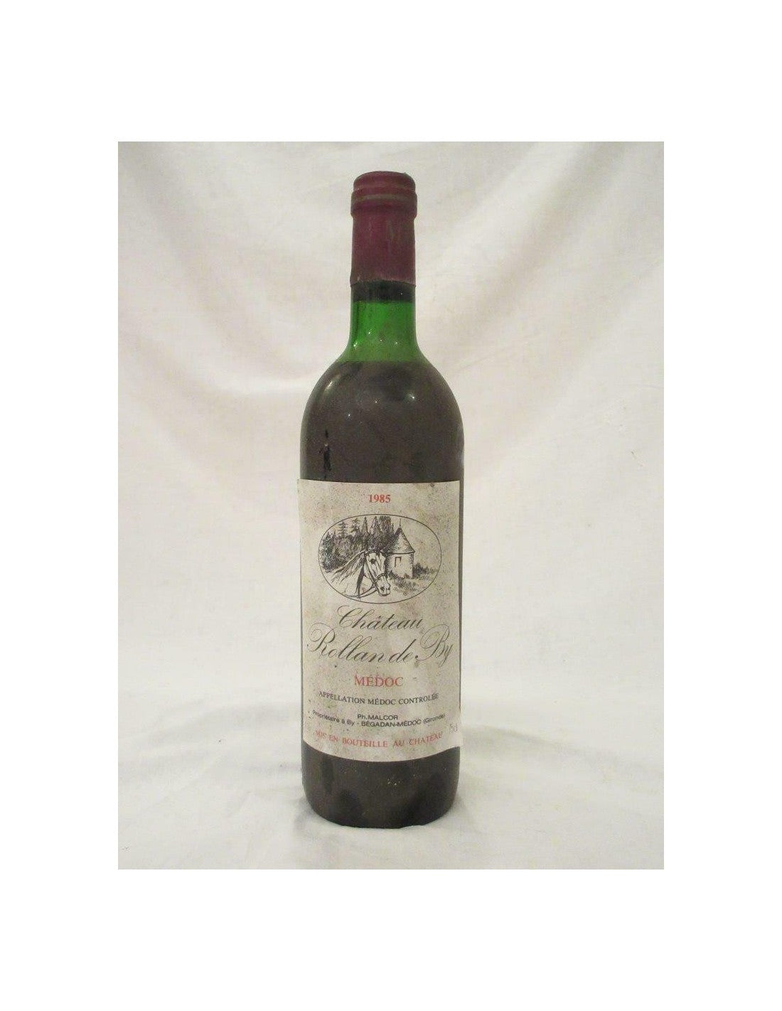 1985 - médoc - château rollan de by (capsule abîmée) - rouge - bordeaux - Just Wines 