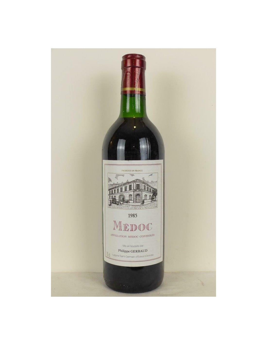 1985 - médoc - philippe gerbaud - rouge - bordeaux - Just Wines 