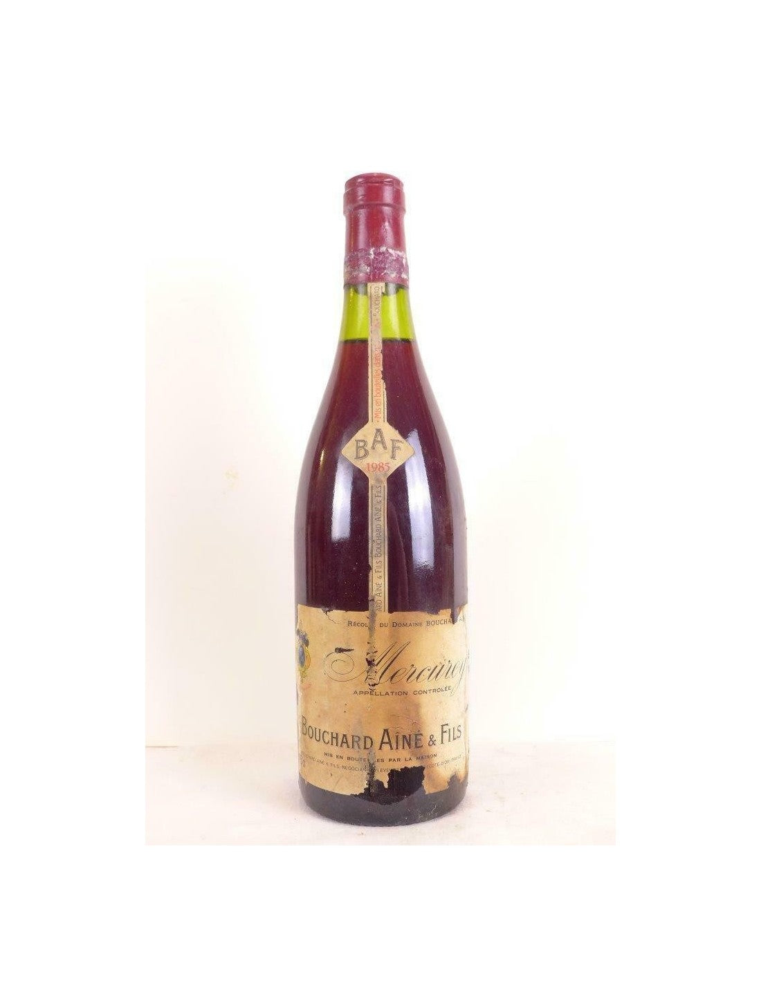 1985 - mercurey - bouchard aîné et fils (étiquette abîmée) - rouge - bourgogne - Just Wines 