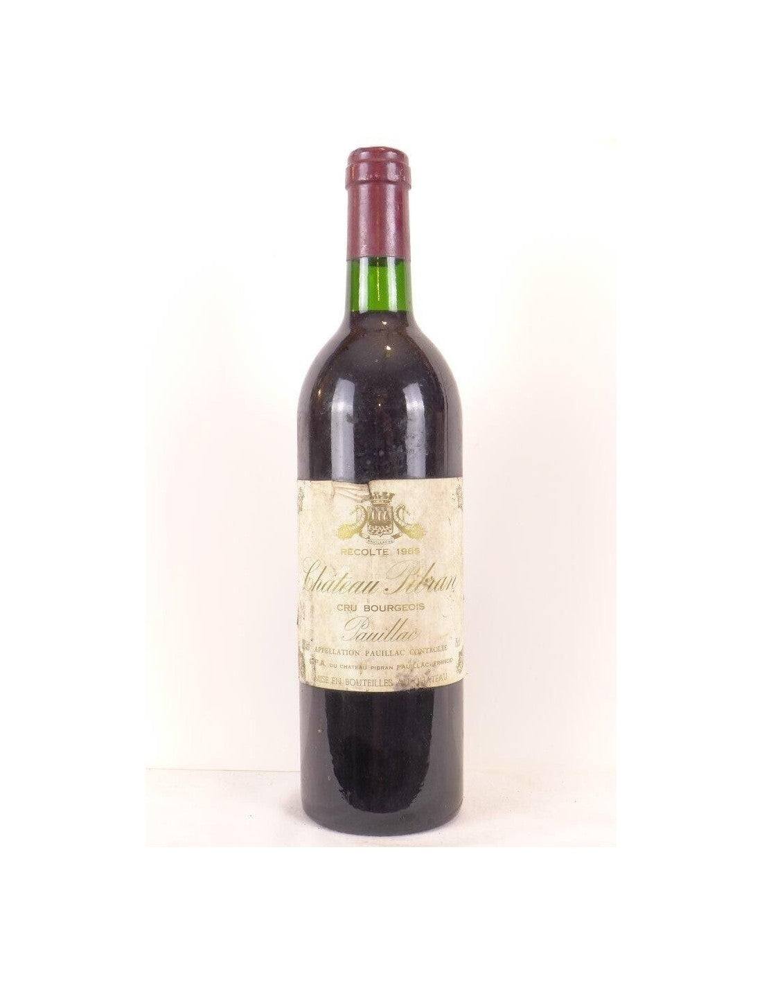 1985 - pauillac - château pibran cru bourgeois (étiquette sale) - rouge - bordeaux - Just Wines 