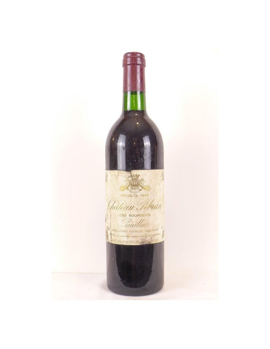 1985 - pauillac - château pibran cru bourgeois (étiquette sale) - rouge - bordeaux - Just Wines 