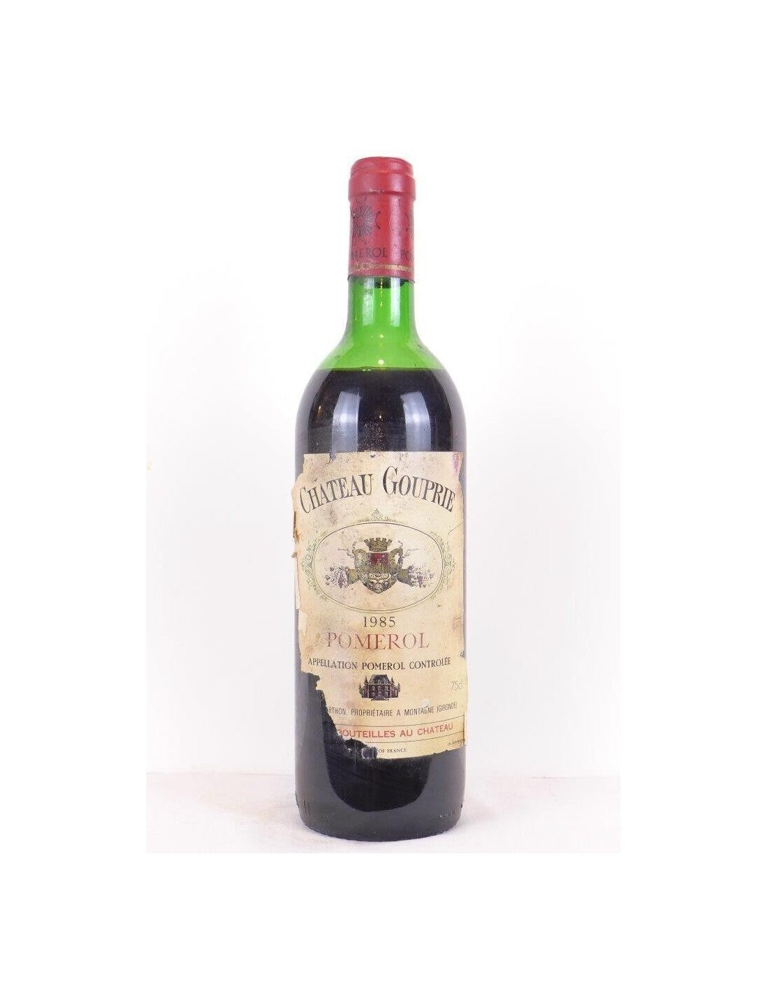 1985 - pomerol - château gouprie (étiquette fragile) - rouge - bordeaux - Just Wines 