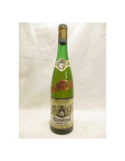 1985 - riesling - gantzer grand cru lieu-dit goldert - blanc - alsace - Just Wines 