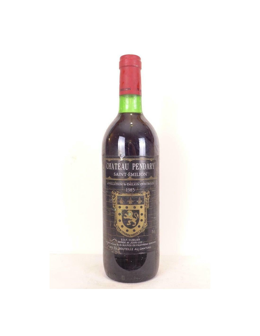 1985 - saint-émilion - château pendary - rouge - bordeaux - Just Wines 