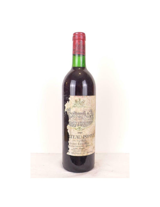 1985 - saint-estèphe - château pomys cru bourgeois (étiquette déchirée) - rouge - bordeaux - Just Wines 