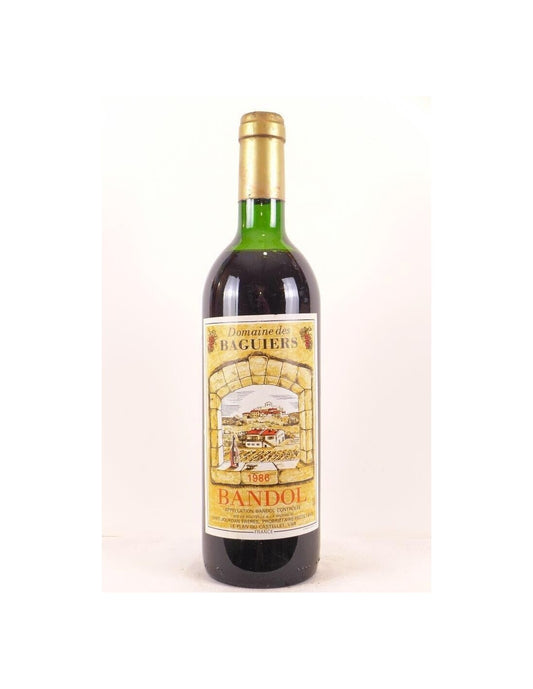 1986 - bandol - domaine des baguiers - rouge - provence - Just Wines 