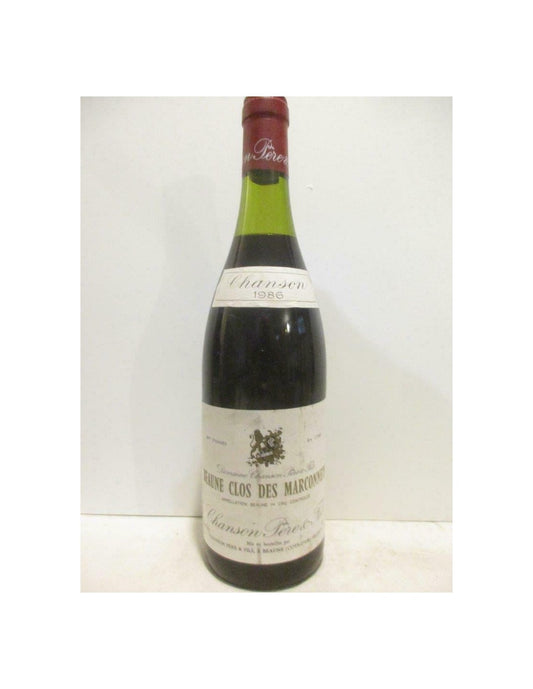 1986 - beaune - chanson premier cru clos des marconnets - rouge - bourgogne - Just Wines 