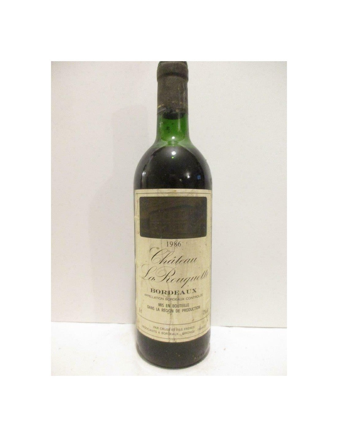 1986 - bordeaux - château la rouquette - rouge - bordeaux - Just Wines 