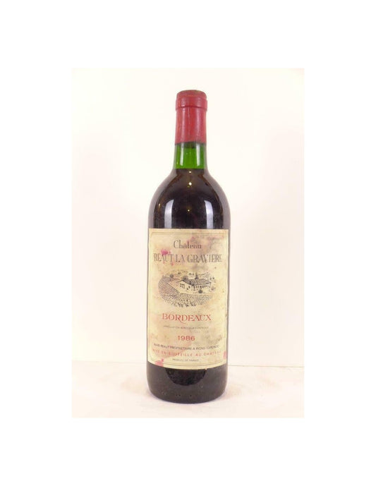 1986 - bordeaux - château réaut la gravière - rouge - bordeaux - Just Wines 