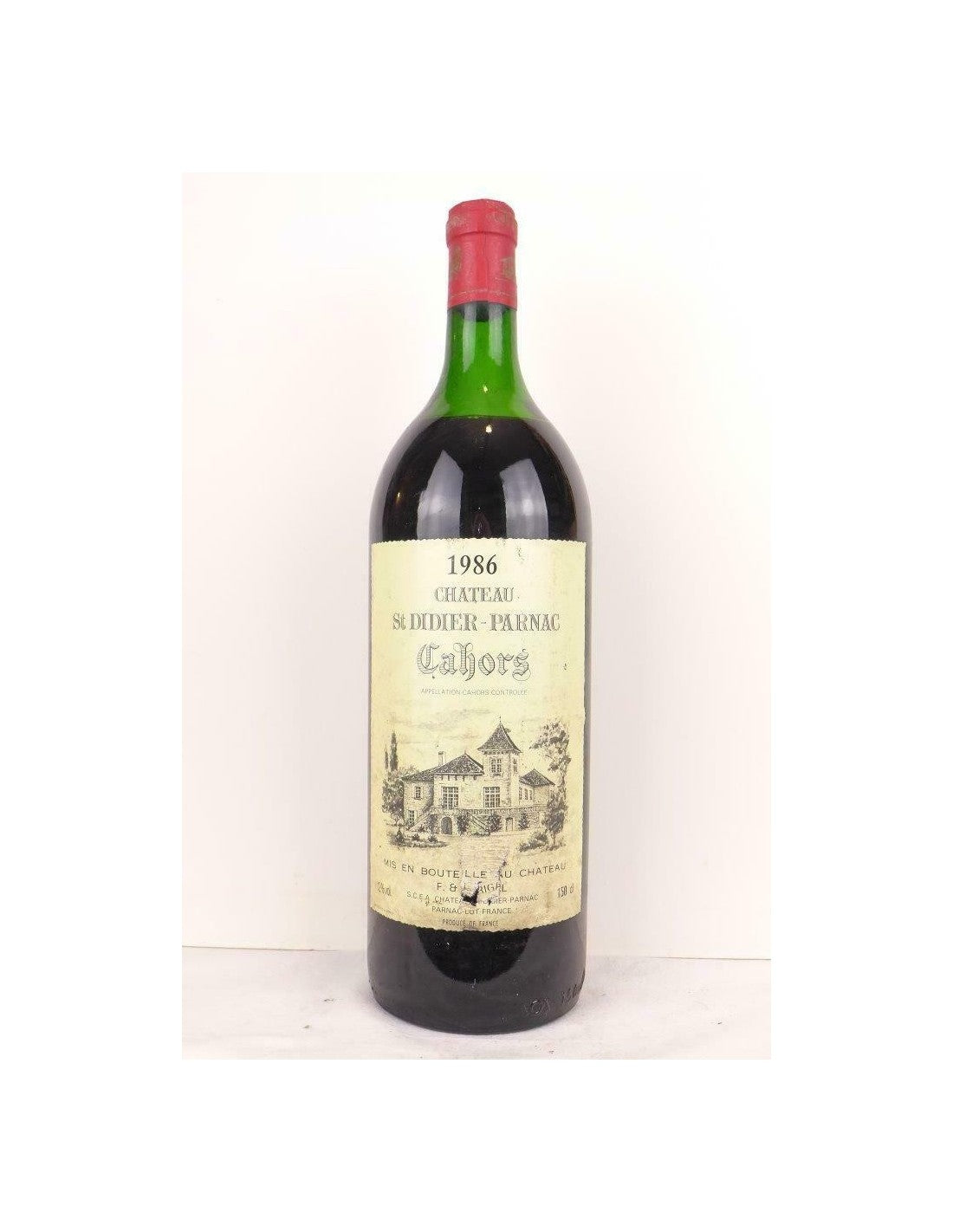 1986 - cahors - château saint-didier parnac (accro à l'étiquette) magnum 150 cl - rouge - sud-ouest - Just Wines 