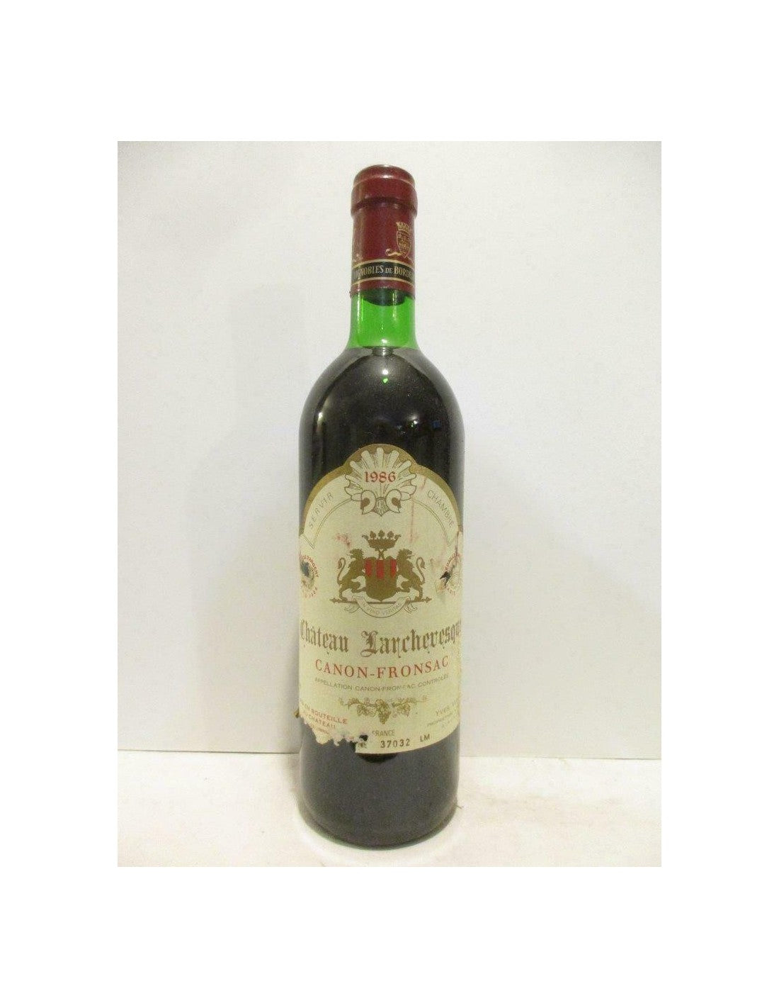 1986 - canon-fronsac - château larchevesque (étiquette abîmée) - rouge - bordeaux - Just Wines 