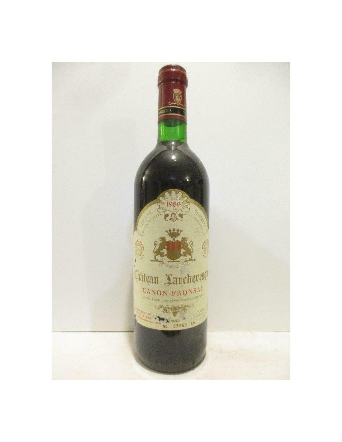 1986 - canon-fronsac - château larchevesque - rouge - bordeaux - Just Wines 