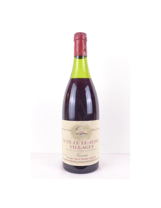 1986 - côte de beaune villages - marie thérèse boillot (capsule abîmée) - rouge - bourgogne - Just Wines 