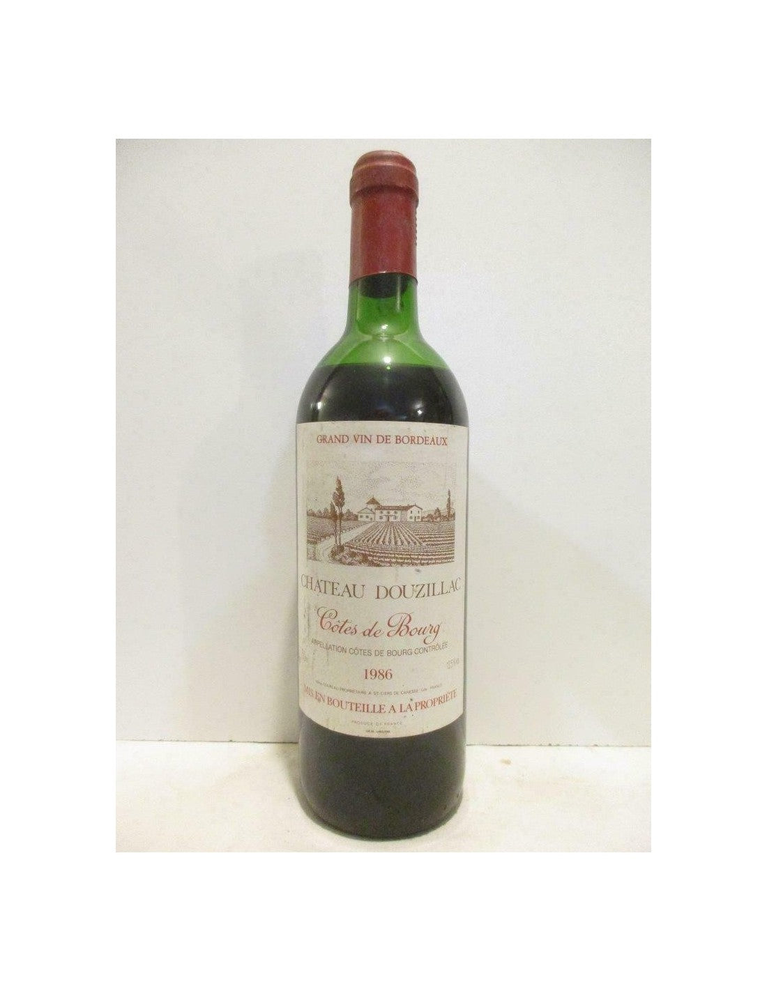 1986 - côtes de bourg - château douzillac - rouge - bordeaux - Just Wines 