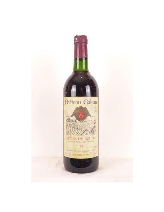 1986 - côtes de bourg - château galeau - rouge - bordeaux - Just Wines 